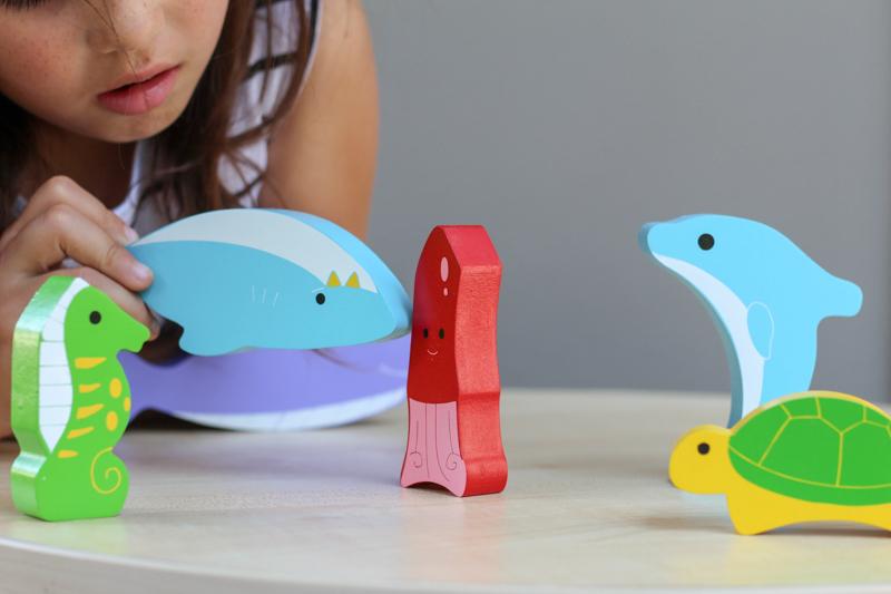 Wooden Puzzle - Chunky Sea Creatures