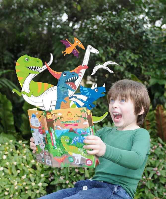 Colouring Set - Dinosaurs