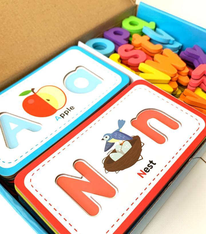 ABC Flashcards & Magnetic Foam Letters