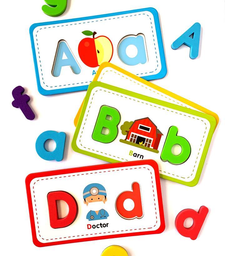 ABC Flashcards & Magnetic Foam Letters