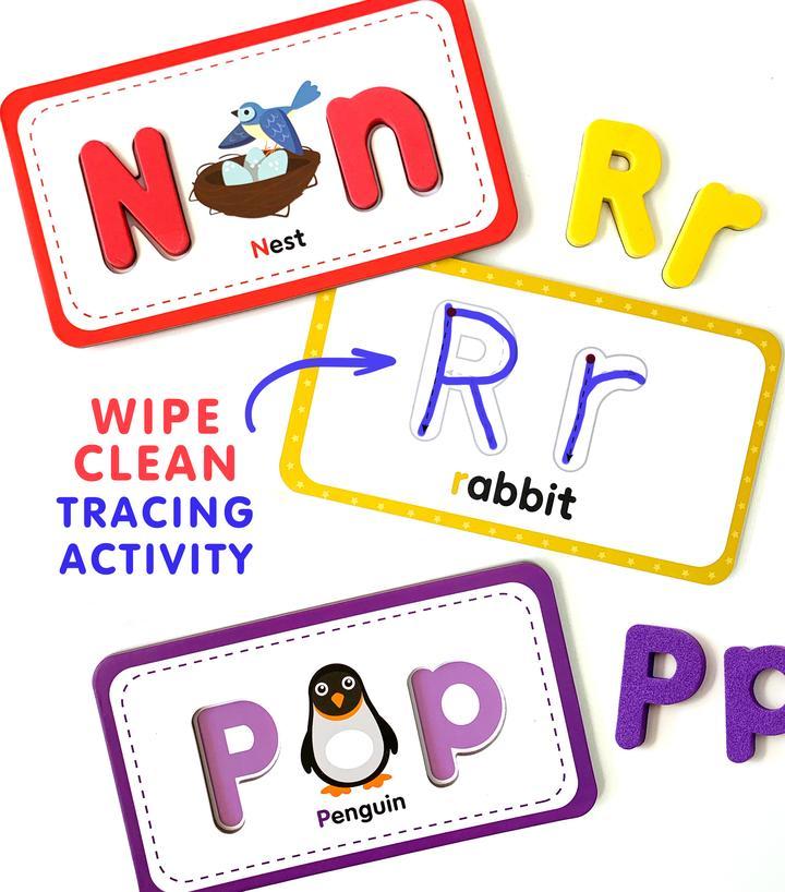 ABC Flashcards & Magnetic Foam Letters