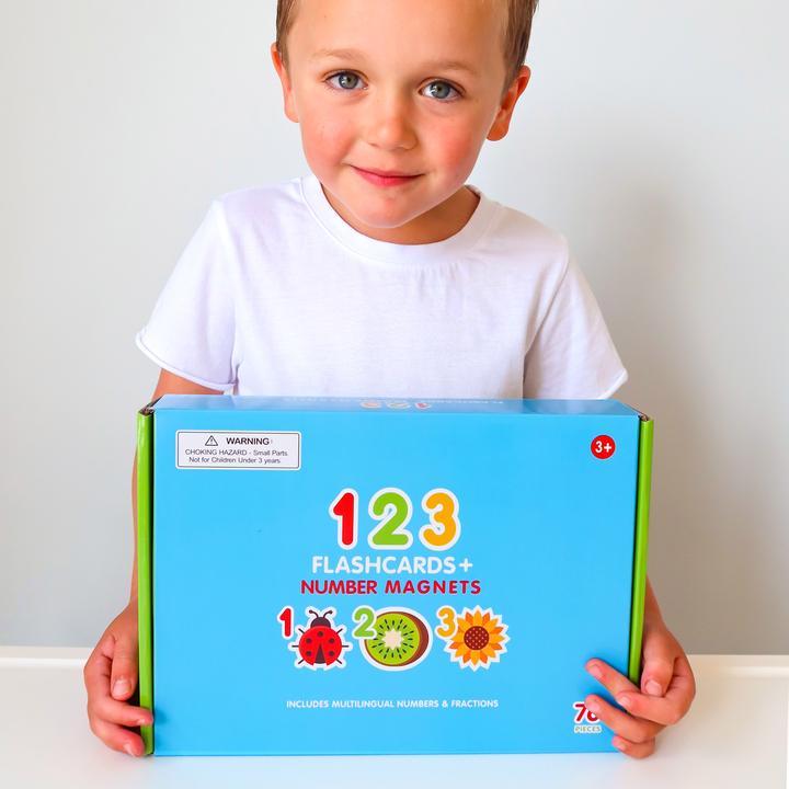 123 Flashcards & Magnetic Foam Numbers