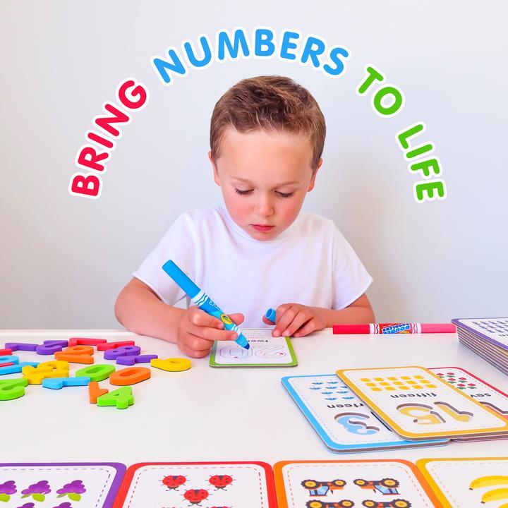 123 Flashcards & Magnetic Foam Numbers