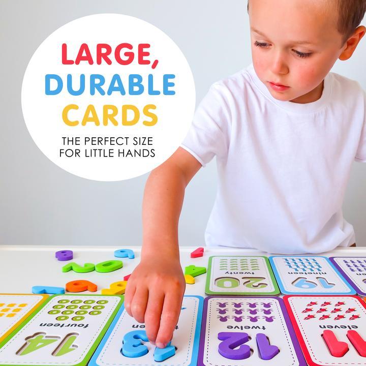 123 Flashcards & Magnetic Foam Numbers