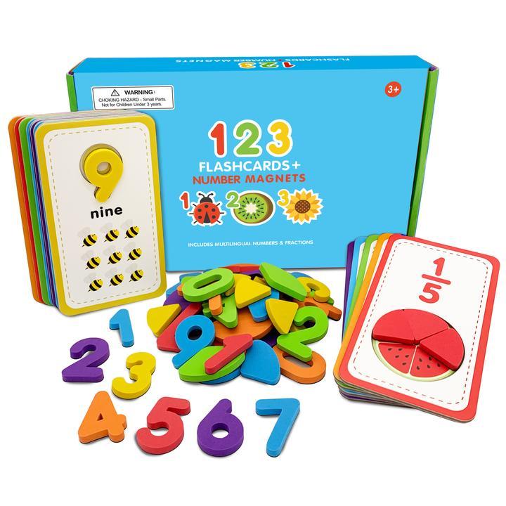 123 Flashcards & Magnetic Foam Numbers