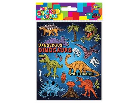 Mini Sticker Book - Dangerous Dinosaurs