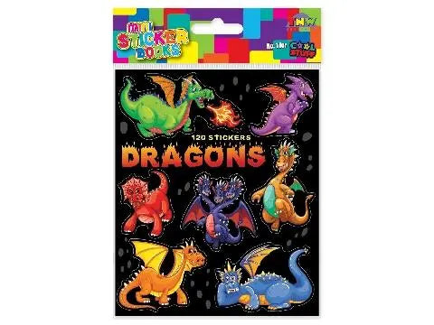 Mini Sticker Book- Dragons