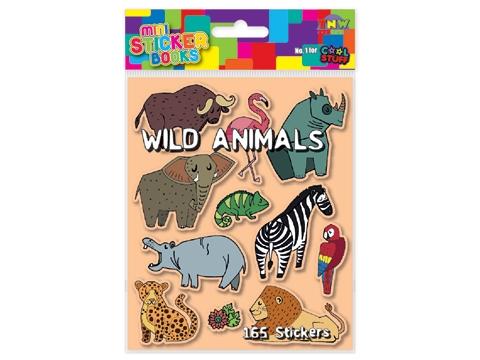 Mini Sticker Book - Wild Animals