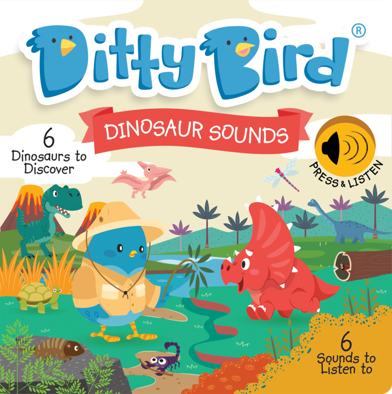 Ditty Bird Sound Book - Dinosaur Sounds