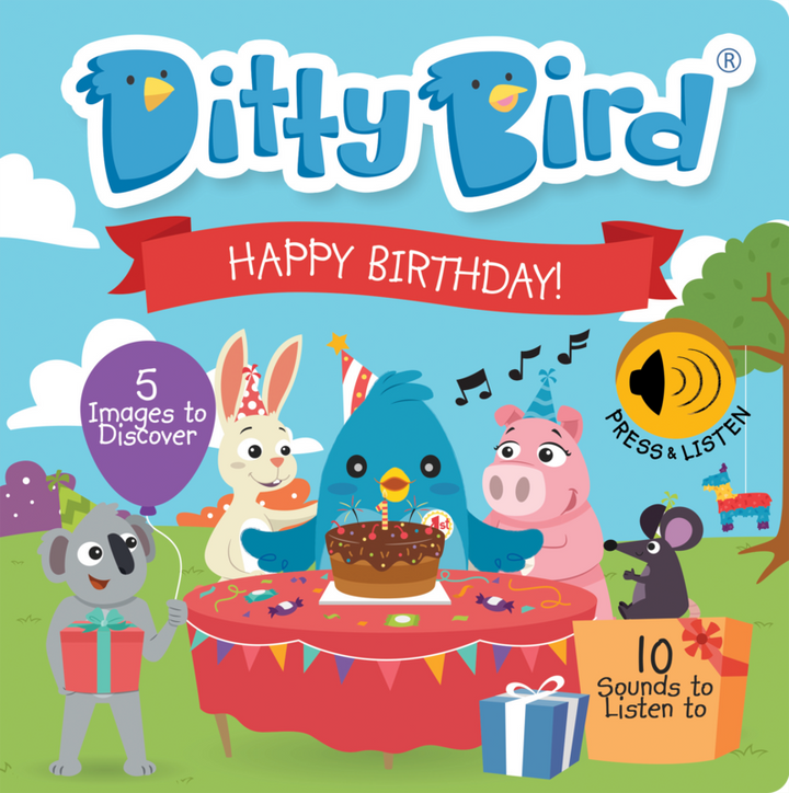 Ditty Bird Sound Book - Happy Birthday