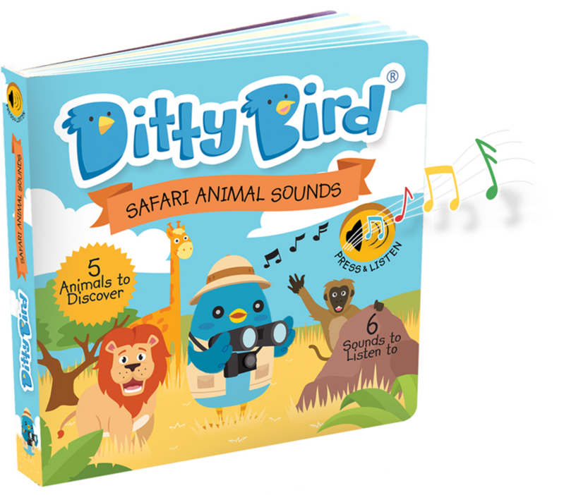 Ditty Bird Sound Book - Safari Animal Sounds