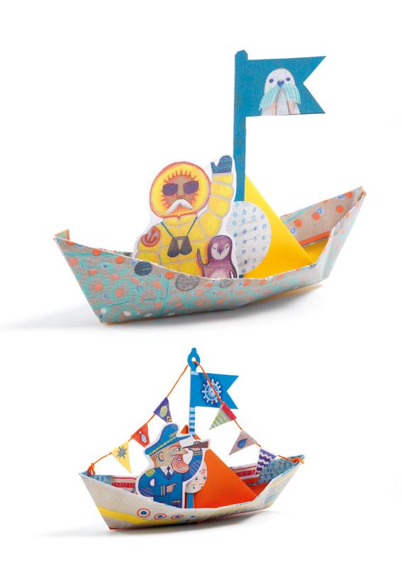 Origami - Floating Boats