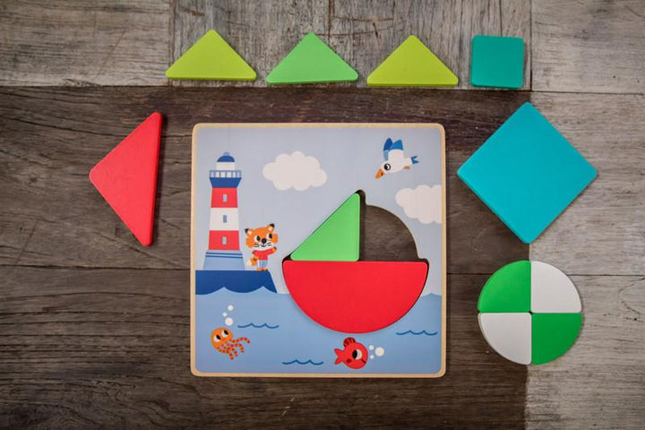 Wooden Puzzle - Tangramini