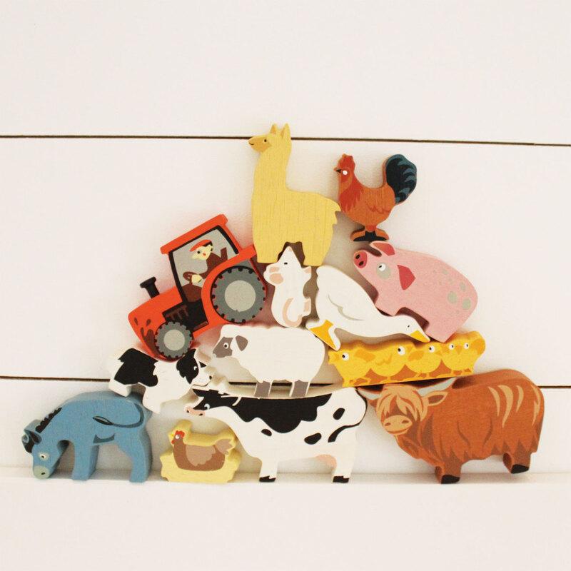 Display Shelf - Farmyard Animals