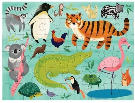 To Go Puzzle - Animals of the World