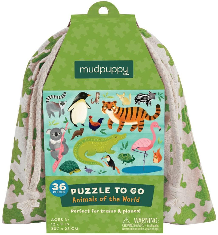 To Go Puzzle - Animals of the World