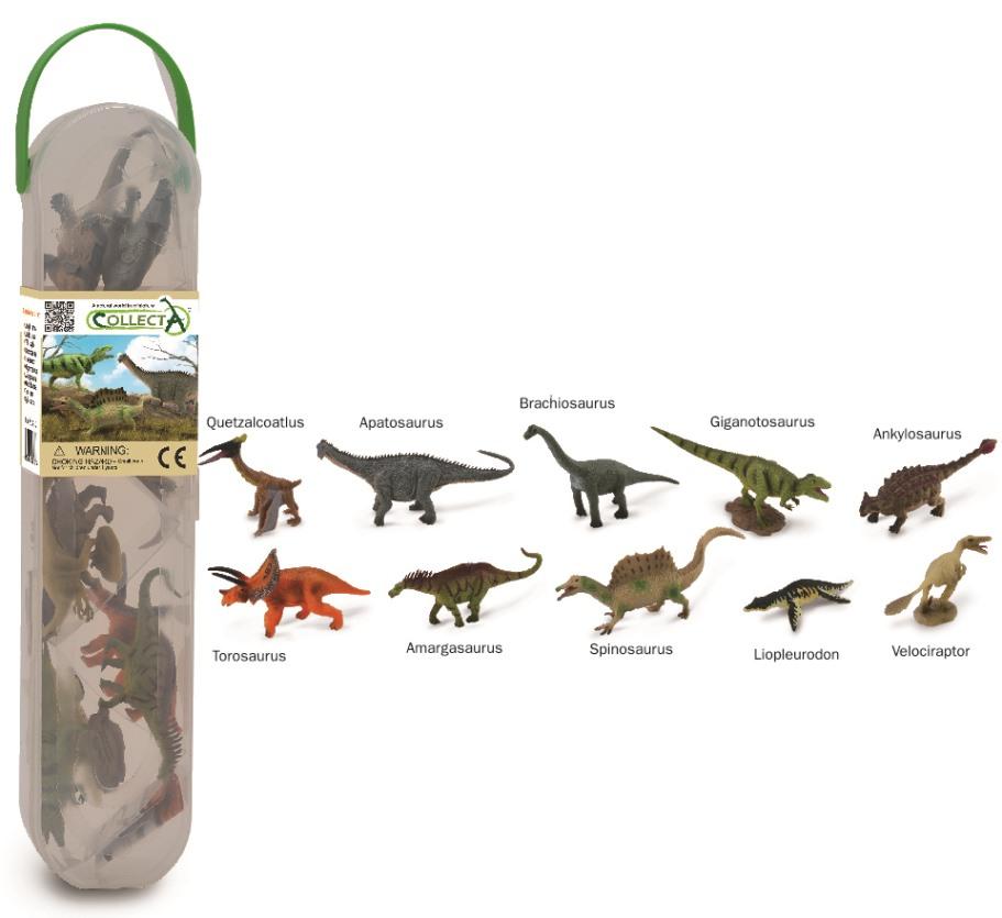 Gift Tube - Dinosaurs B