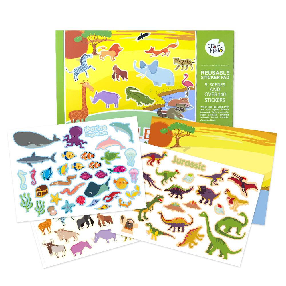 Reusable Sticker Pad - Animal World