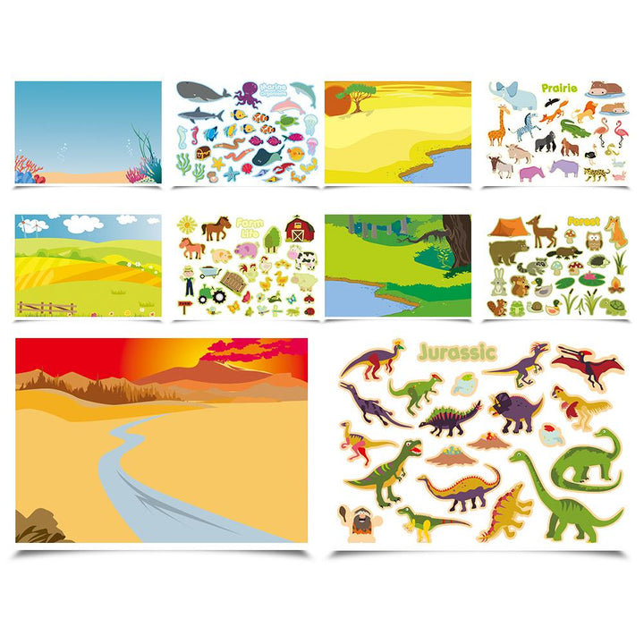 Reusable Sticker Pad - Animal World