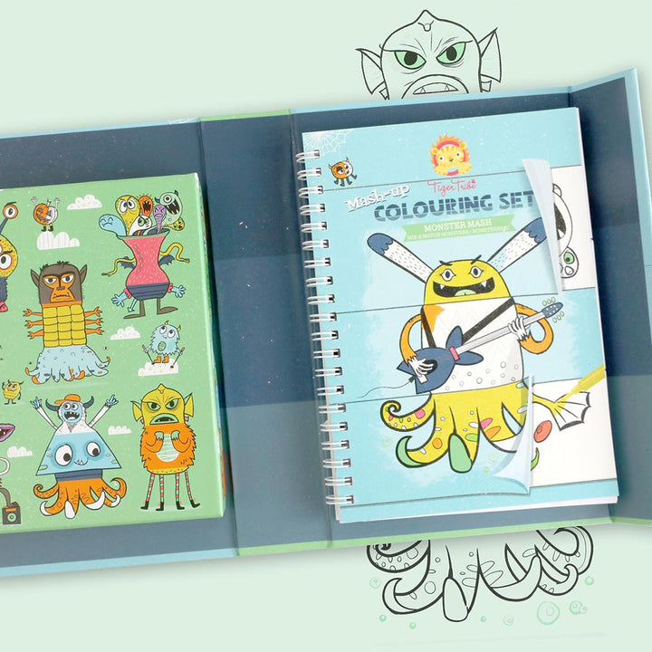 Mash-Up Colouring Set - Monster Mash