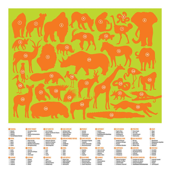 100 Piece Puzzle - Wild Animals