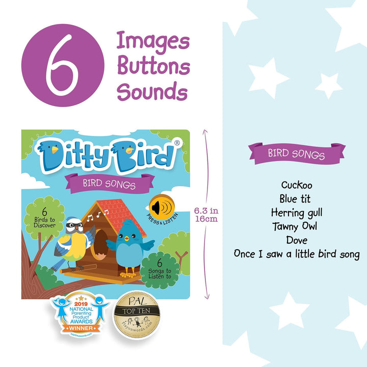 Ditty Bird Sound Book - Bird Songs