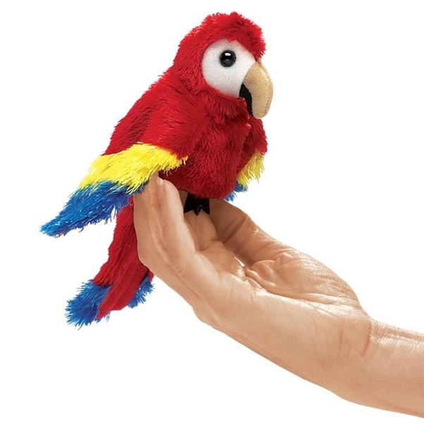 Finger Puppet - Scarlet Macaw