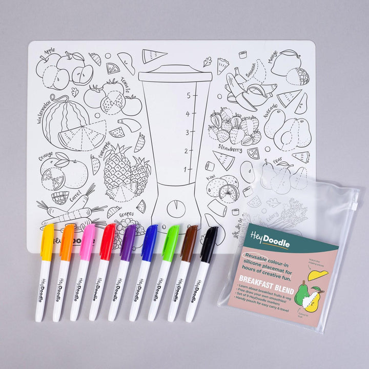 Reusable Colour-in Placemat - Breakfast Blend