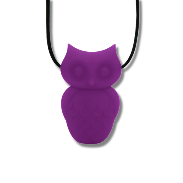 Jellystone Owl Pendant - Purple