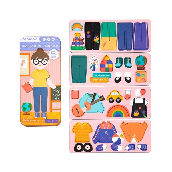 Magnetic Puzzle Tin - Preschool Teacher