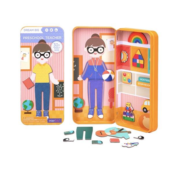 Magnetic Puzzle Tin - Preschool Teacher