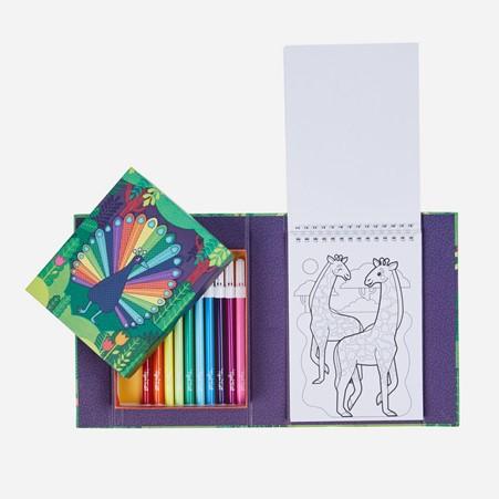 Colouring Set - Animals Hidden Pattern