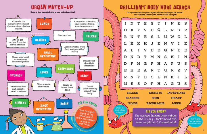 Activity Book - The Human Body