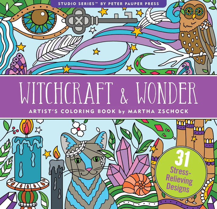 Artist’s Colouring Book - Witchcraft and Wonder