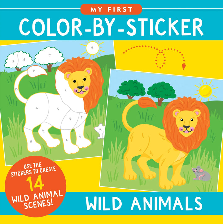 Colour By Sticker - Wild Animals