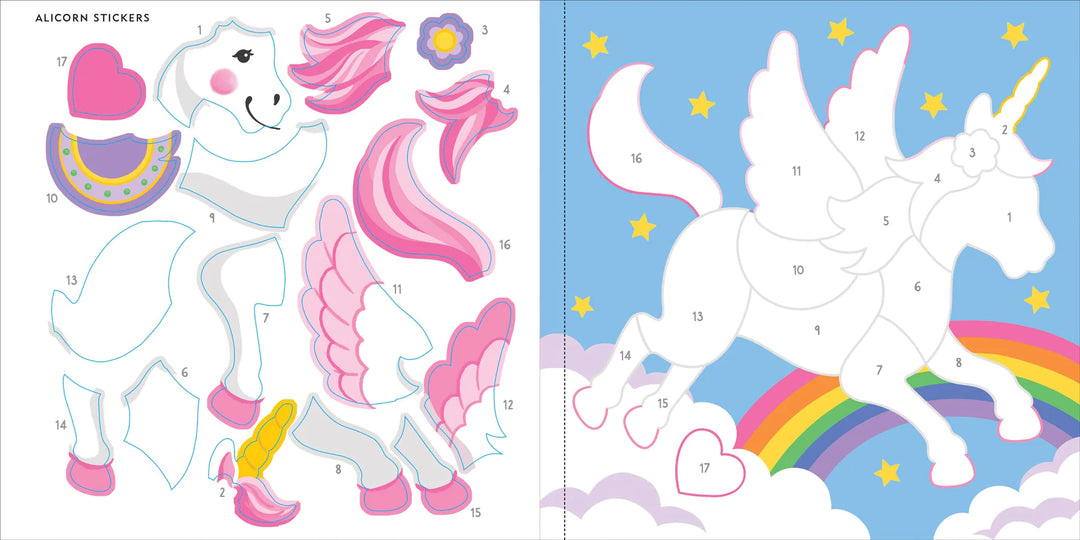 Colour By Sticker - Unicorns & More