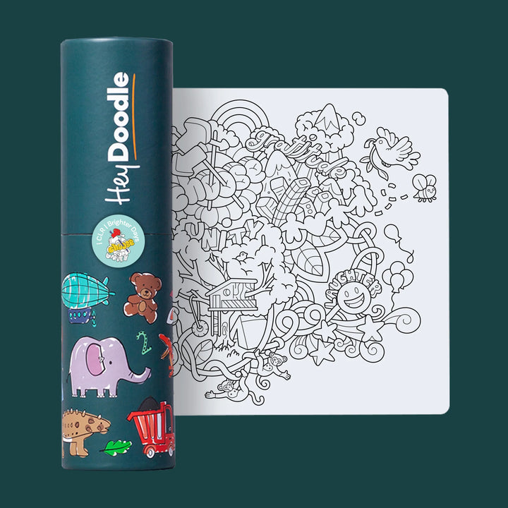 Mini Reusable Colour-in Placemat - Brighter Days