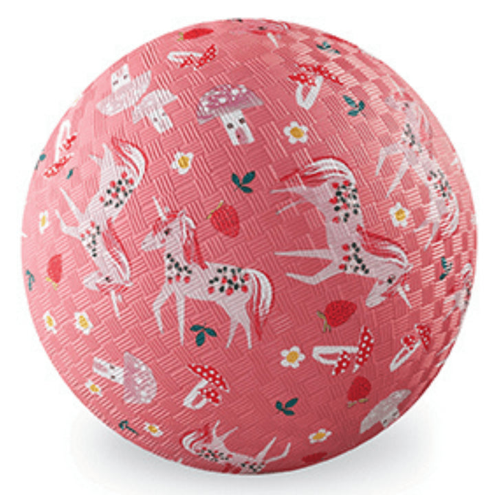 7 Inch Ball - Unicorn Garden