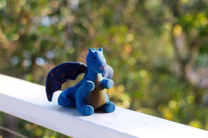 Teether Toy - Dragon - Midnight