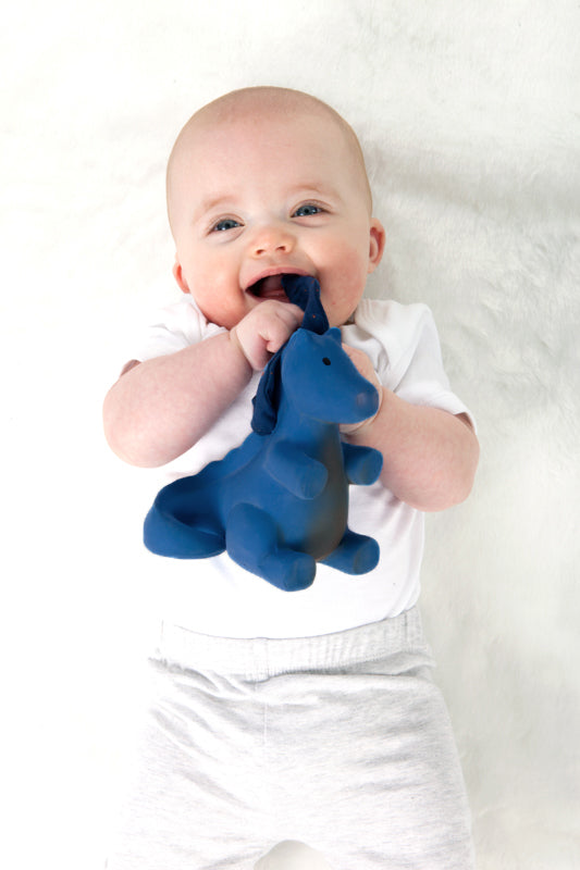 Teether Toy - Dragon - Midnight