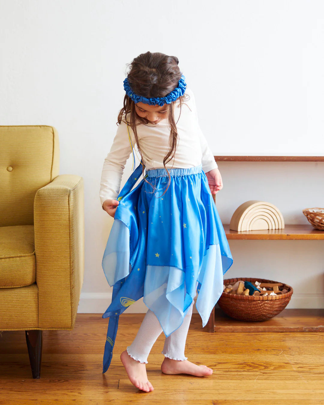 Reversible Fairy Skirt - Starry Night