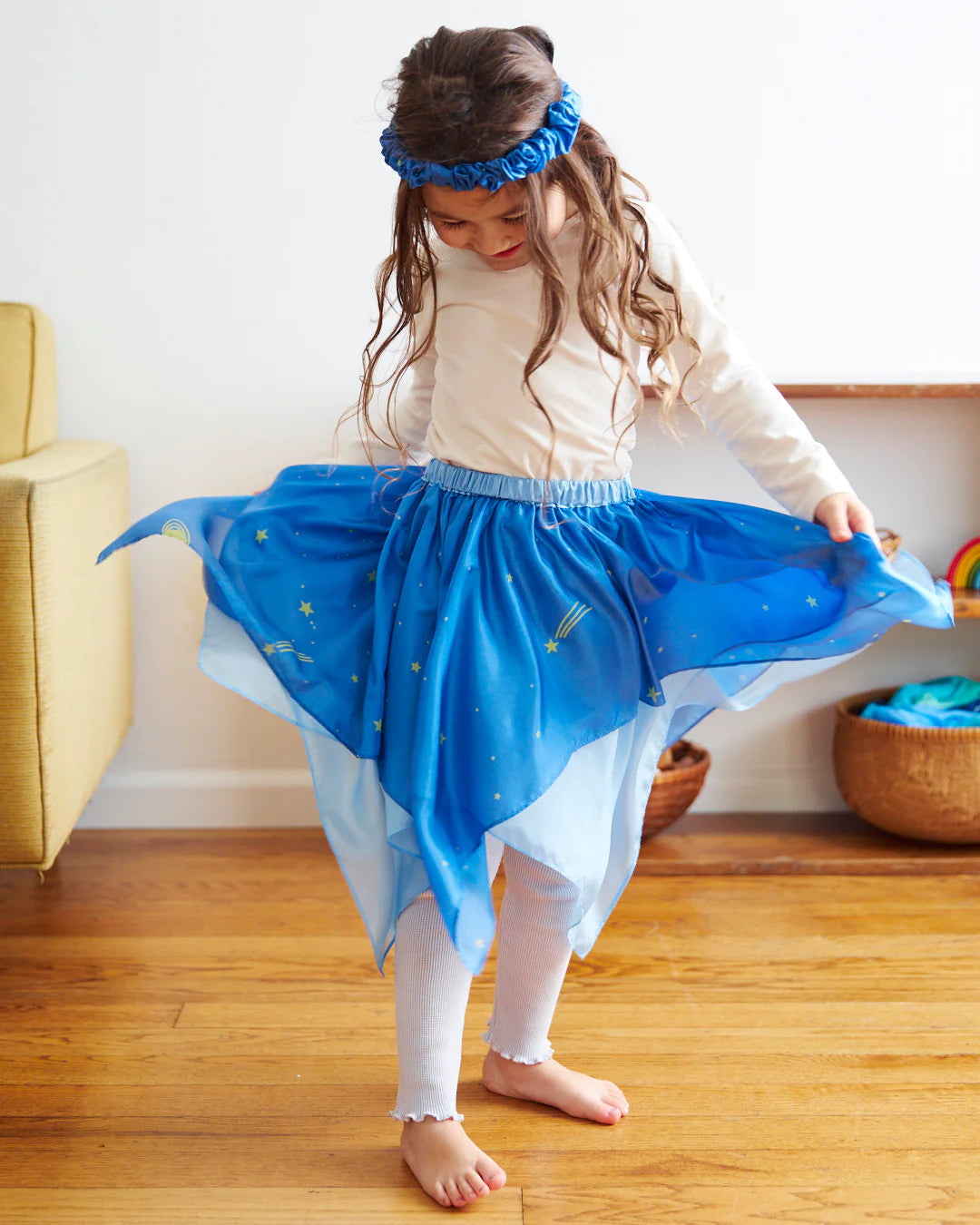 Reversible Fairy Skirt - Starry Night