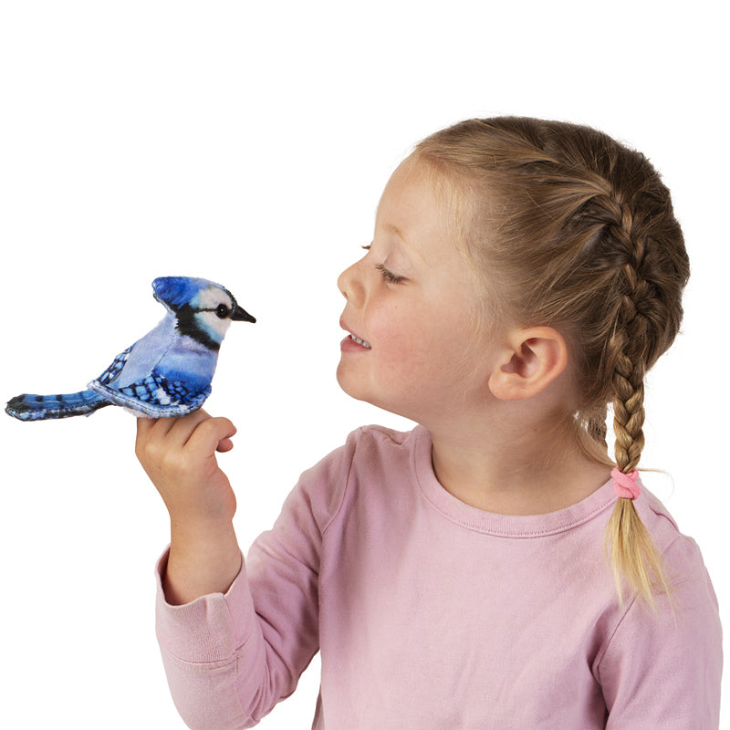 Finger Puppet - Blue Jay