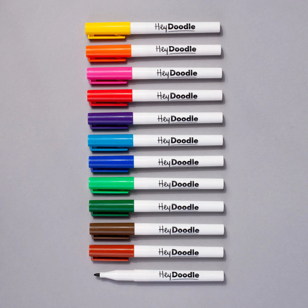 Hey Doodle Fine-Tip 12