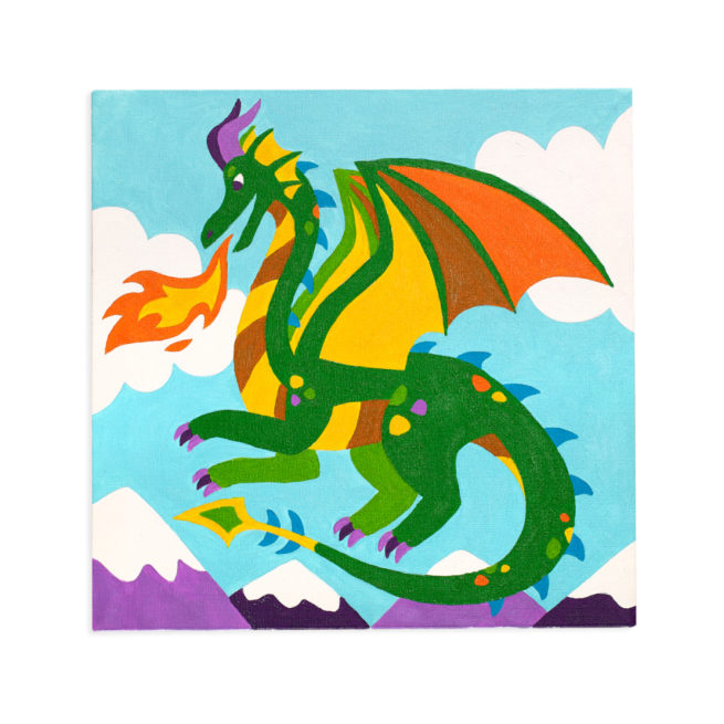 Paint By Number Kit - Dragon