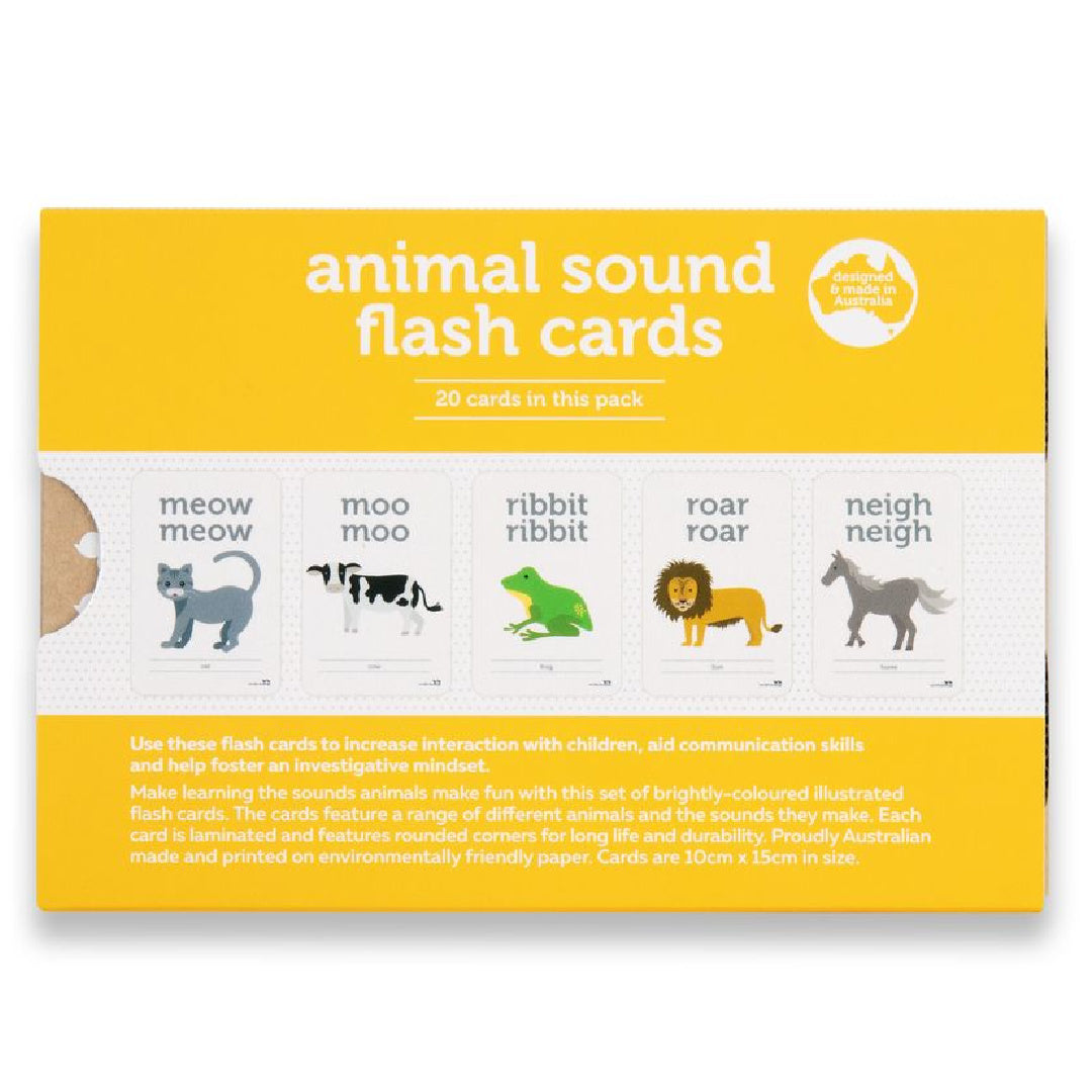 Animal Sounds Flash Cards