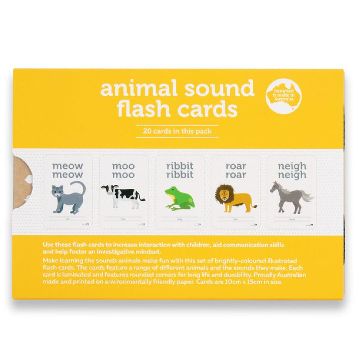 Animal Sounds Flash Cards