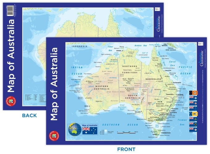 Map of Australia Poster