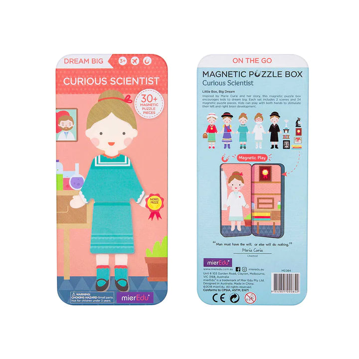 Magnetic Travel Tin - Curious Scientist