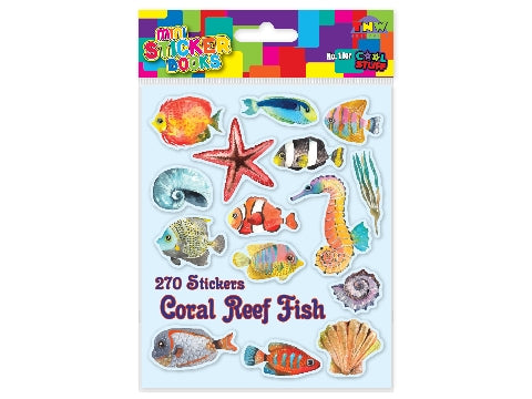 Mini Sticker Book- Coral Reef Fish